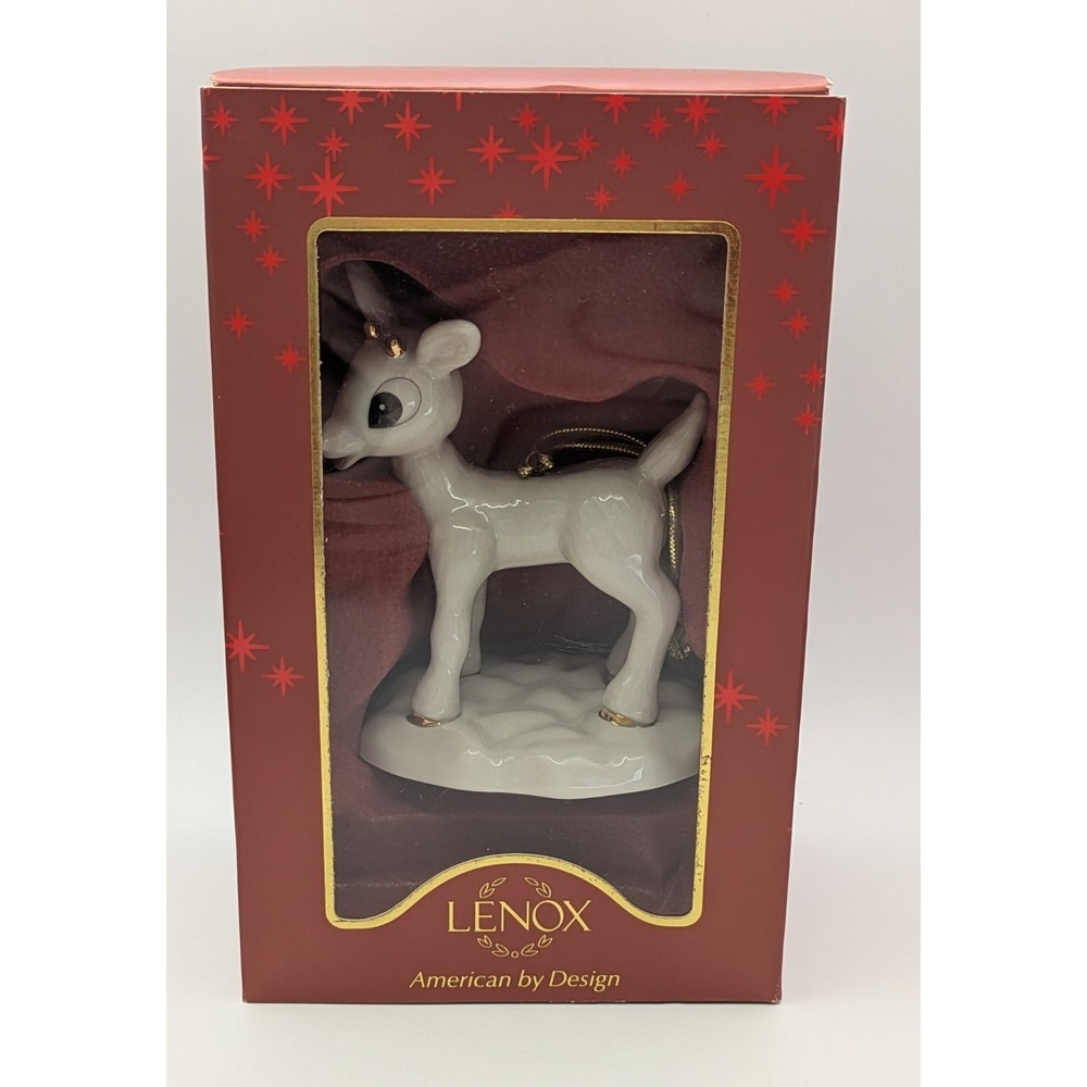 Lenox Rudolph The Red‎ Nose Rudolph's Shiny Nose Christmas Ornament 2010 #814637